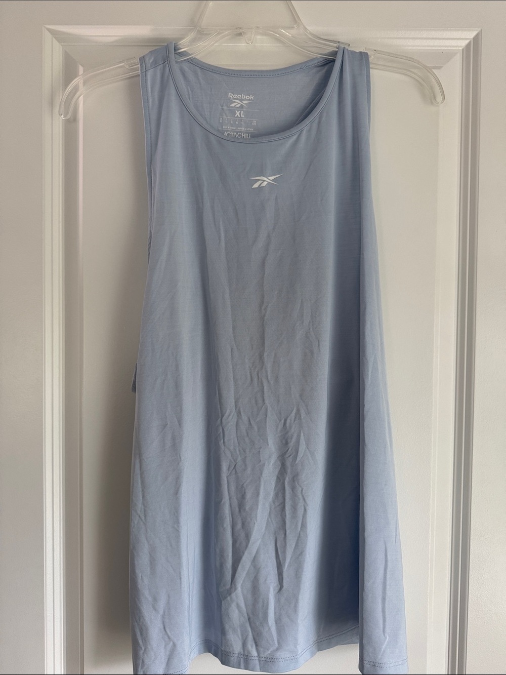 Reebok Women's Pale Blue Athletic Tank Top